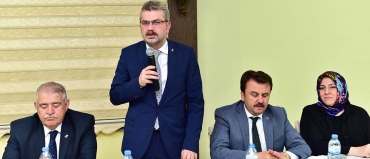 Mahalle Başkanlarımız ile bir araya gelerek istişarelerde bulunduk.