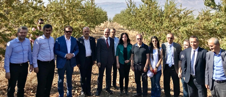 İl Tarım ve Orman Müdürlüğümüzün düzenlediği Badem Tarımında Teknolojik Yenilikler, Üretici, Tüccar ve Tüketici buluşması programına katıldık.